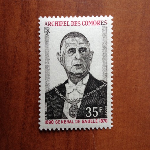 Comores 78 ** MNH De Gaulle en 1971