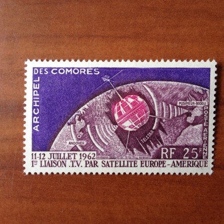 Comores PA 7  ** MNH telecommunication en 1962