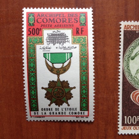 Comores PA 13  ** MNH Medaille en 1964