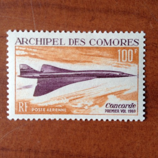 Comores PA 29  ** MNH Concorde en 1969