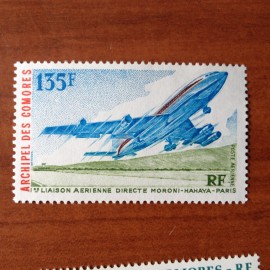 Comores PA 65  ** MNH Boing 707 en 1974