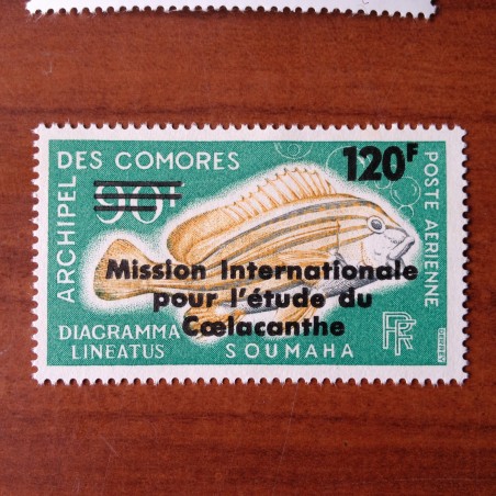 Comores PA 52  ** MNH Mission Coelacanthe en 1973