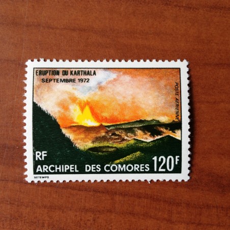 Comores PA 54  ** MNH Eruption volcan Kalthala en 1973