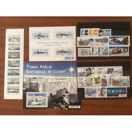 TAAF ** 2015 ANNEE COMPLETE MNH
