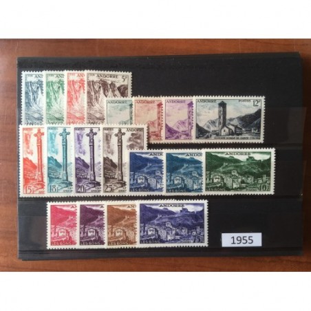 Andorre Annee Complete 1955 MNH ** Superbe