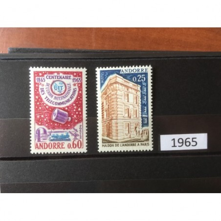 Andorre Annee Complete 1965 MNH ** Superbe