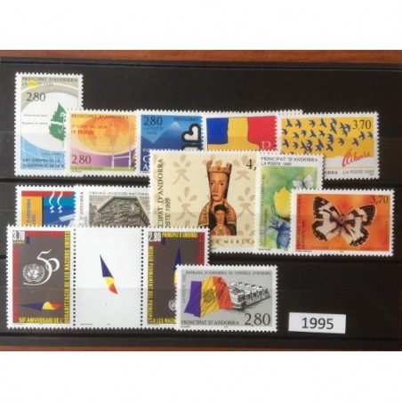 Andorre Annee Complete 1995 MNH ** Superbe