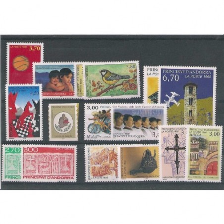 Andorre Annee Complete 1996 MNH ** Superbe