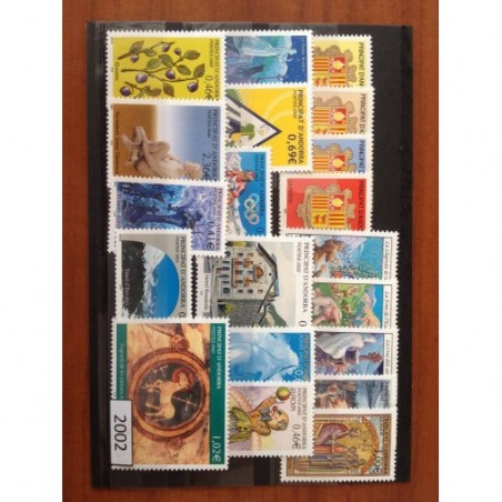 Andorre Annee Complete 2002 MNH ** Superbe