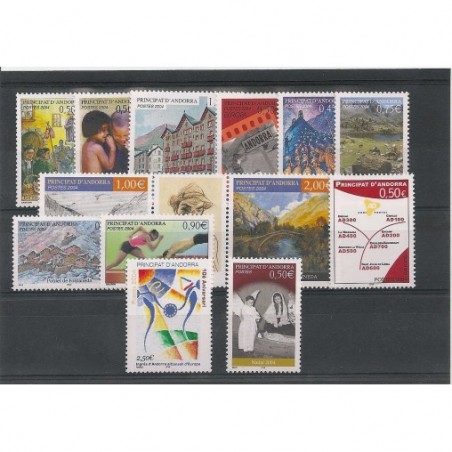 Andorre Annee Complete 2004 MNH ** Superbe
