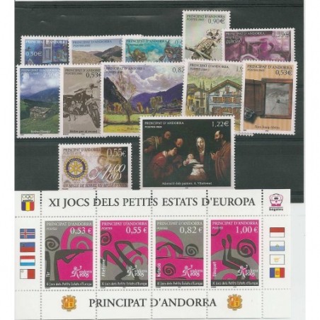 Andorre Annee Complete 2005 MNH ** Superbe