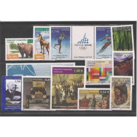 Andorre Annee Complete 2006 MNH ** Superbe