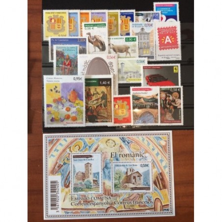 Andorre Annee Complete 2010 MNH ** Superbe