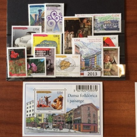Andorre Annee Complete 2013 MNH ** Superbe