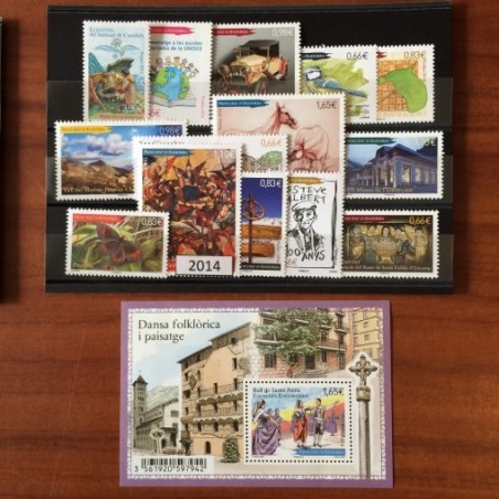 Andorre Annee Complete 2014 MNH ** Superbe