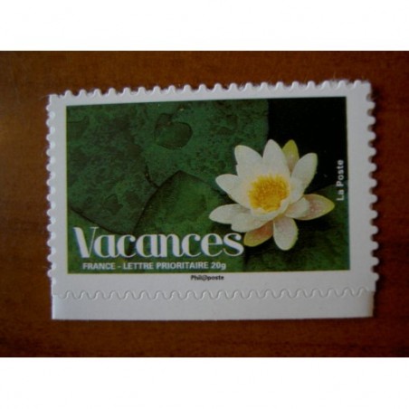 France Autoadhésifs Yvert num 171 Vacances vertes lotus Annee 2008