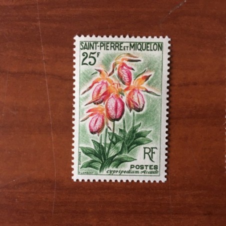 Saint Pierre et Miquelon 362 ** MNH Fleurs année 1962