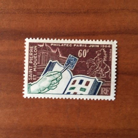 Saint Pierre et Miquelon 371 ** MNH Philatec serie coloniale année 1964