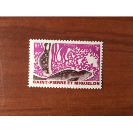 Saint Pierre et Miquelon 391 ** MNH Phoque année 1969