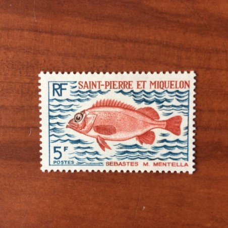 Saint Pierre et Miquelon 423 ** MNH Poisson Fish année 1972