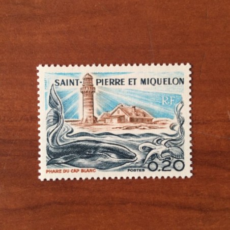 Saint Pierre et Miquelon 447 ** MNH Phare Leuchtturm année 1975