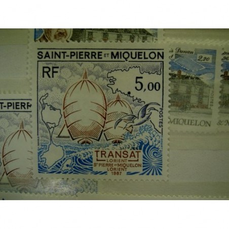Saint Pierre et Miquelon 477 ** MNH Transat Voilier année 1987