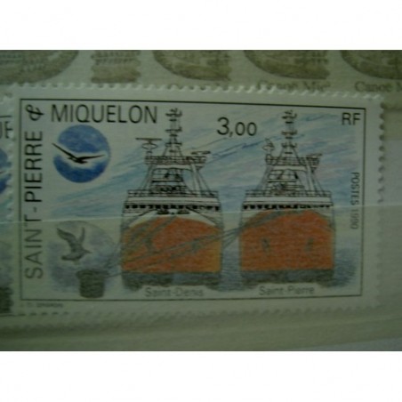 Saint Pierre et Miquelon 528 ** MNH Navire année 1990