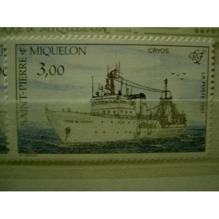 Saint Pierre et Miquelon 550 ** MNH Flotte Cryos année 1991