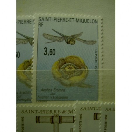 Saint Pierre et Miquelon 560 ** MNH Faune Libellule année 1992