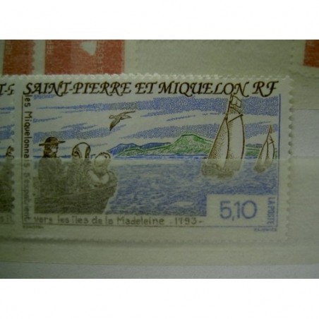 Saint Pierre et Miquelon 579 ** MNH Madeleine année 1993