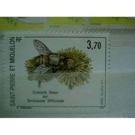 Saint Pierre et Miquelon 594 ** MNH Insecte fleur année 1994