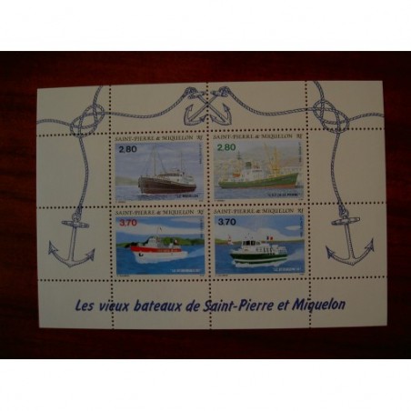 Saint Pierre et Miquelon 599-602 ** MNH Bateaux BF4 année 1994