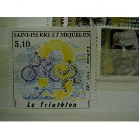 Saint Pierre et Miquelon 610 ** MNH Triathlon année 1995