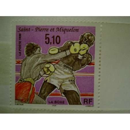 Saint Pierre et Miquelon 625 ** MNH La Boxe année 1996