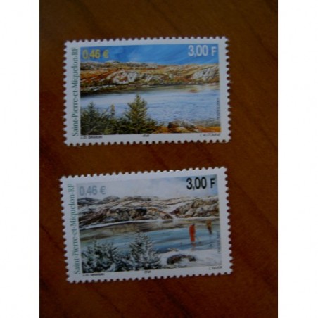 Saint Pierre et Miquelon 744-745 ** MNH saisons année 2001