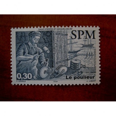 Saint Pierre et Miquelon 795 ** MNH Metier le Poulieur année 2003