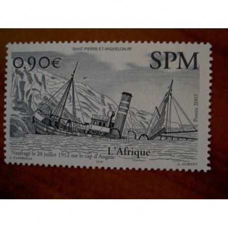 Saint Pierre et Miquelon 806 ** MNH Bateau  année 2003