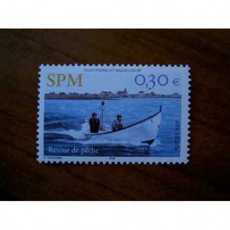 Saint Pierre et Miquelon 815 ** MNH Bateau retour de peche année 2004