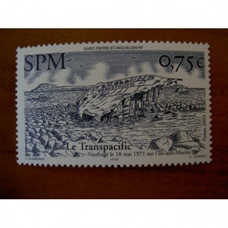 Saint Pierre et Miquelon 857 ** MNH Bateau transpacific année 2005