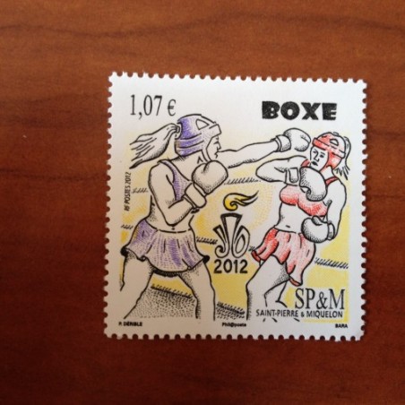 Saint Pierre et Miquelon 1050 ** MNH Sport Boxe année 2012