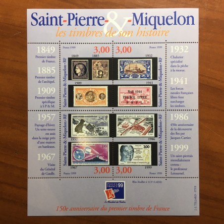 Saint Pierre et Miquelon 692-695 ** MNH Philexfrance BF6 année 1999