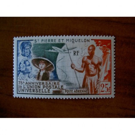 Saint Pierre et miquelon num PA 21 * MH en 1949 Union postale Universelle