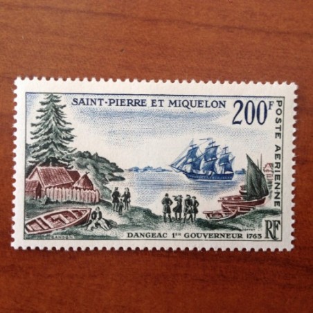 Saint Pierre et miquelon num PA 30 * MH en 1963 Voiliers Dangeac
