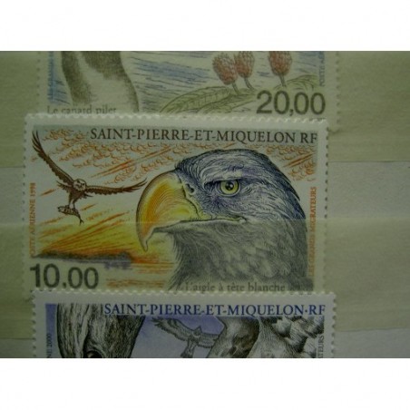 Saint Pierre et miquelon num PA 78 ** MNH en 1998 Oiseau Bird Aigle tete blanche