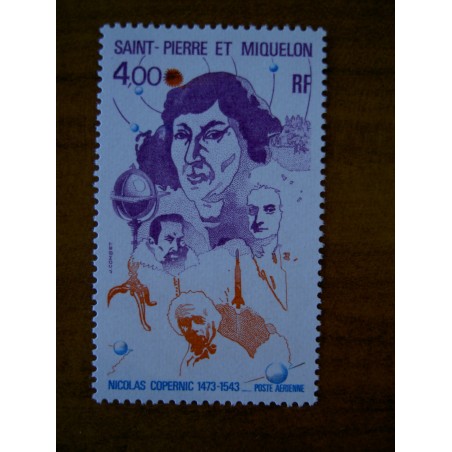 Saint Pierre et miquelon num PA 59 ** MNH en 1974  Nicolas Copernic