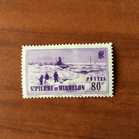 Saint Pierre et Miquelon 180 ** MNH Phare de la Tortue année 1938