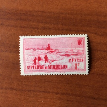Saint Pierre et Miquelon 181 ** MNH Phare de la Tortue année 1938
