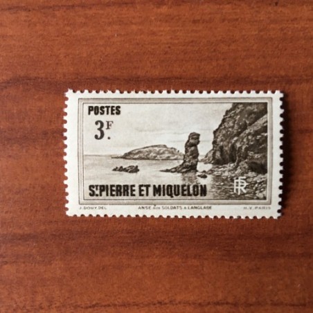 Saint Pierre et Miquelon 185 ** MNH Langlade année 1938