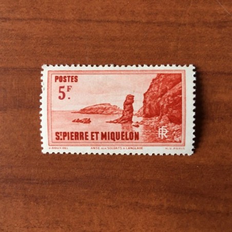 Saint Pierre et Miquelon 186 * MH Langlade année 1938