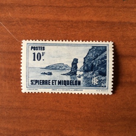 Saint Pierre et Miquelon 187 * MH Langlade année 1938